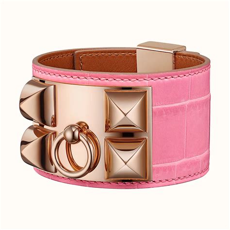 bracciale collier de chien hermes|pink hermes bangle.